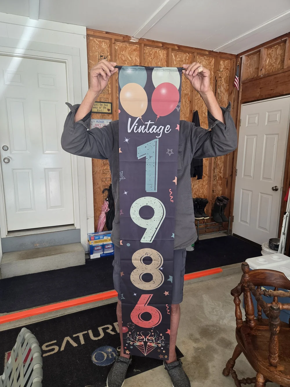 40th Birthday Decor- Vintage 1986 Limited Edition Party Supplies